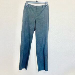 GAP Gray Stripped With Straight Leg Stretch Dress Pants Women’s Size 2